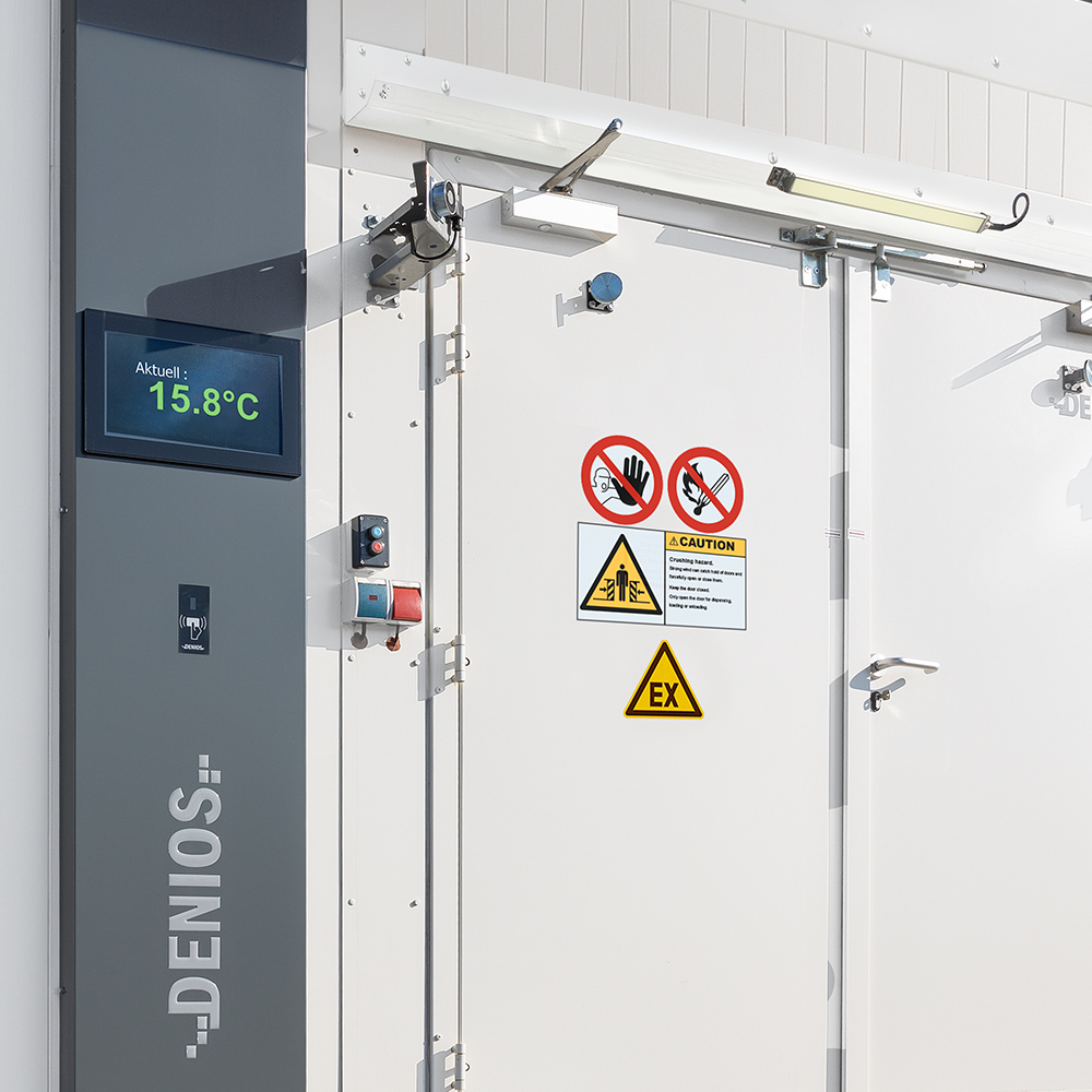 DENIOS Communication Bar for Hazardous Goods Warehouses