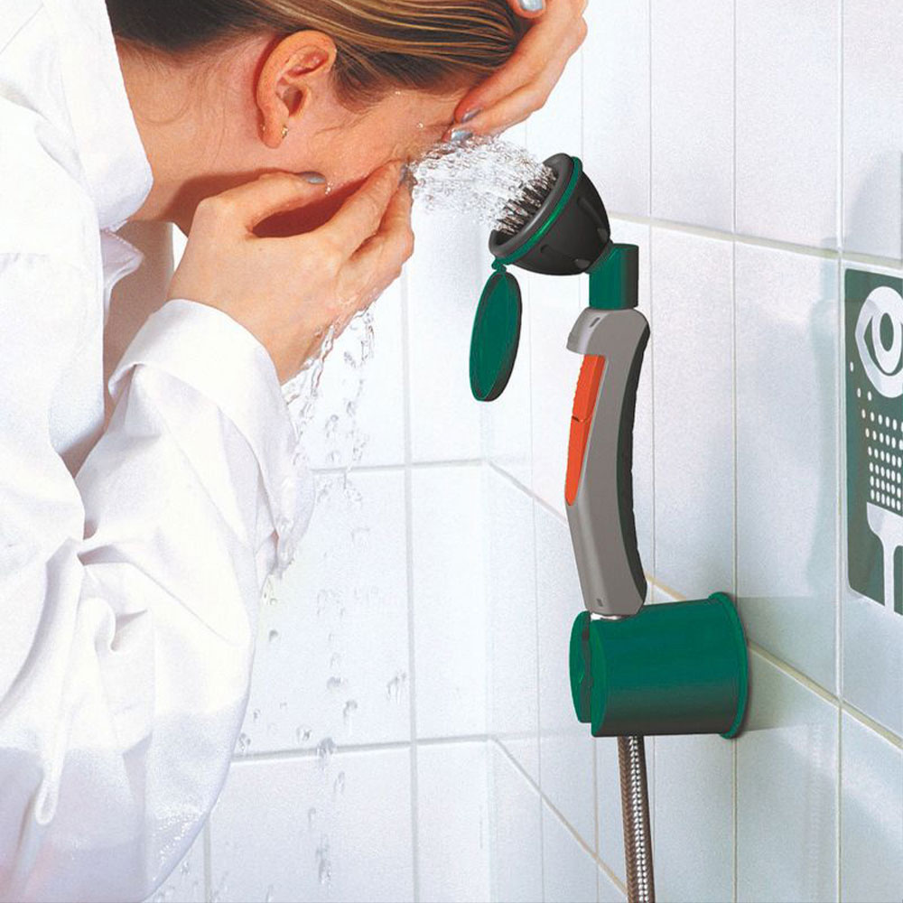 ClassicLine variable Körper-Notdusche mit Zugstangenumlenkung für Über-Tür-Montage BR 088 085/V