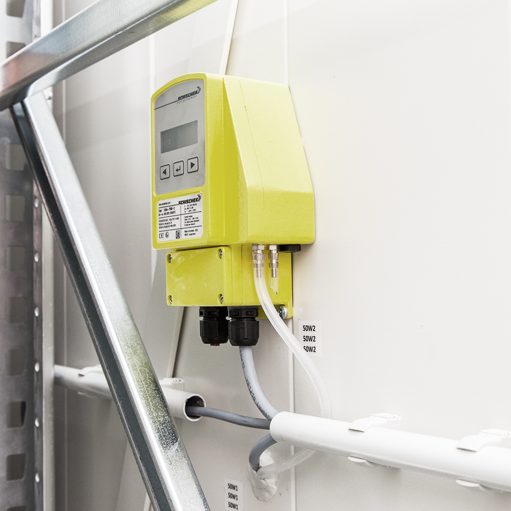 Airflow monitor for exhaust air monitoring