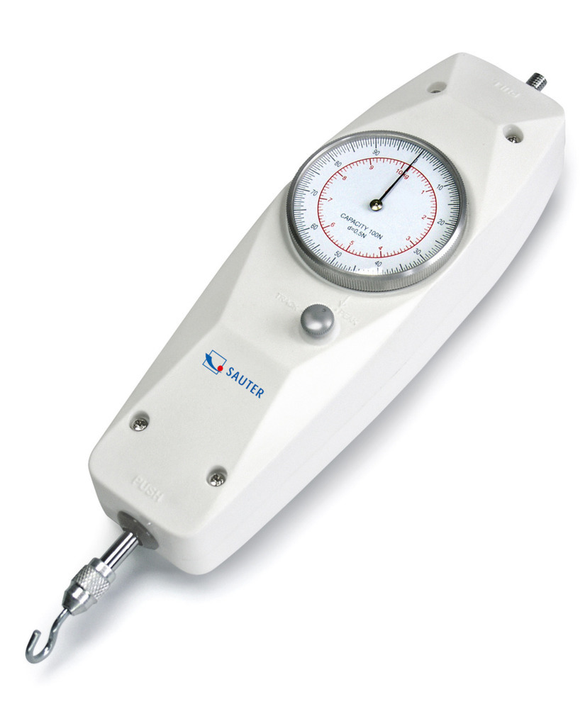 image: Mechanický silomer Sauter FA 500, rozsah merania 500 N, presnosť 2,5 N