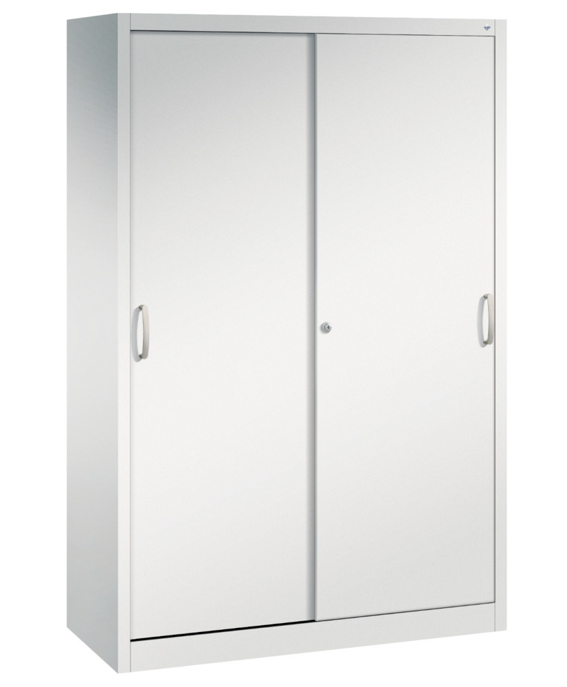 Armadio C+P Acurado con porte scorrevoli, 1200 x 500 x 1950 mm, grigio chiaro