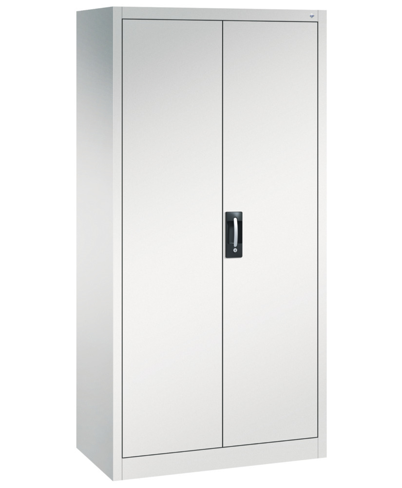Armadio C+P Acurado con porte a battente, per documenti/guardaroba, 930 x 500 x 1950 mm, gr.chiaro