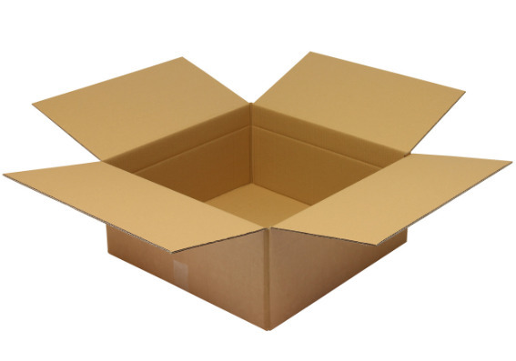 Scatola pieghevole in cartone ondulato, 2 onde, dimensioni interne 550x550x250 mm, qualità 2.30BC