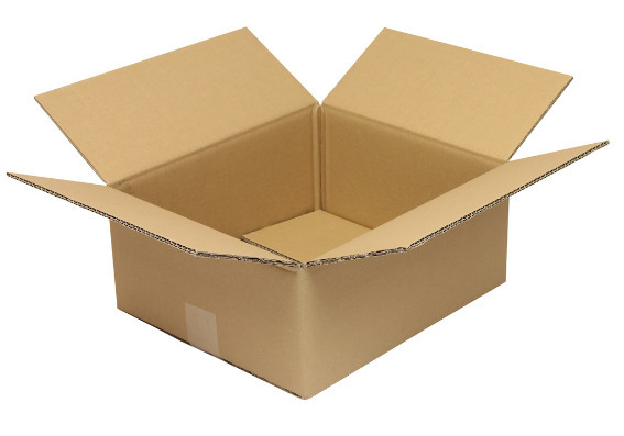 Scatola pieghevole in cartone ondulato, 2 onde, dimensioni interne 350x300x140 mm, qualità 2.30BC