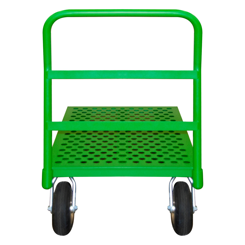image: Chariot à plateau perforé, capacité de 1000 lb, 24 x 48