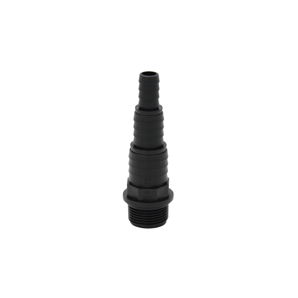 Schlauchtüllen mit 3/4" Außengewinde, PAK = 6 Stück