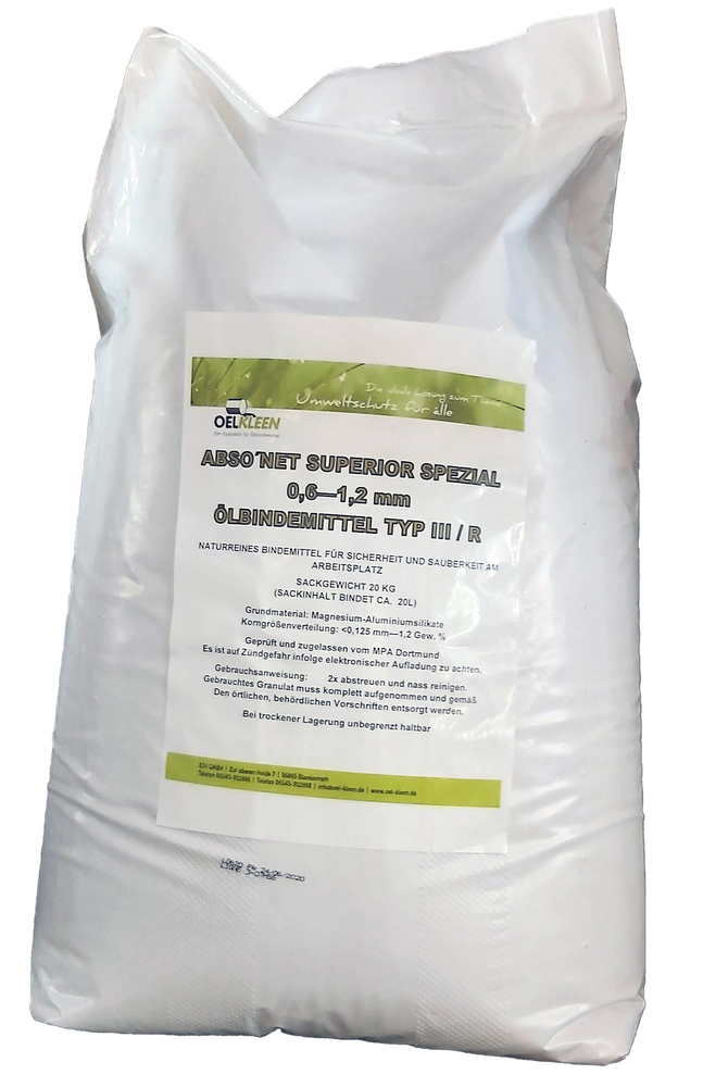 image: Granulato OEL-KLEEN Absonet Superior Special assorbente universale, attapulgite, sacco da 20kg